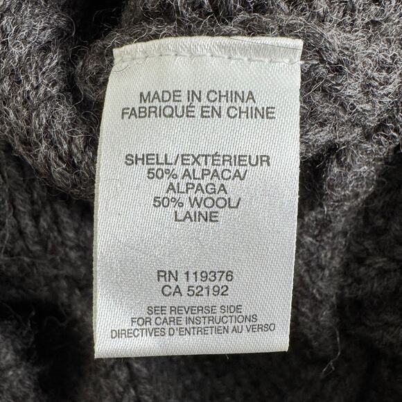 Helmut‎ Lang alpaca/wool oversized mock neck sweater Womens Small - Picture 10 of 12